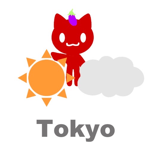 Sunny, with occasional cloudy in Tokyo